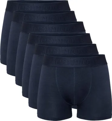 Produktbild von Resteröds 6er Pack Organic Baumwolle Retro Short / Pant Mit Baumwolle, Bequemer Logo-Bundgummi, Weich und elastisch