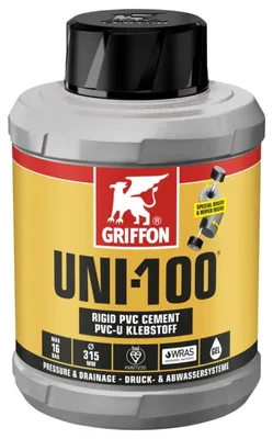 Produktbild von Griffon UNI-100 Kleber für PVC-Rohre 500 ml 6111041