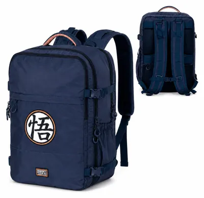 Produktbild von Dragon Ball Symbol Rucksack 49cm, KI-generiertes Bild