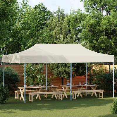 Produktbild von vidaXL Faltzelt Pop-Up 3x6 m Cremeweiß