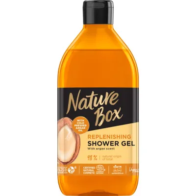 Produktbild von Nature Box Shower gel argan oil 385ml