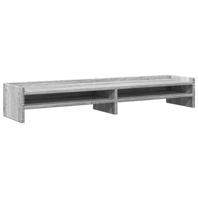Zdjęcie produktu dla vidaXL Podstawa pod monitor szara Sonoma 100x24x16 cm Materiał drewnopochodny