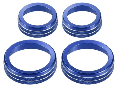 Image de Bouchons de réservoir pour Ford - Lot de 4, couleur bleue