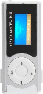 Produktbild von Tragbarer Sport-MP3-Taschenlampen-Mini-BackClip-LCD-Mini-Bildschirm-Musik-Media-Player (Silber)
