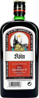 Produktbild von Jägermeister Kräuterlikör 0,7l (35% Vol) - Köln Karneval Fasching Edition -[Enthält Sulfite]