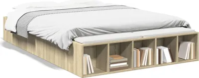 Obrázek produktu pro vidaXL Postel Sonoma Dub 120x200 cm výrobek ze dřeva