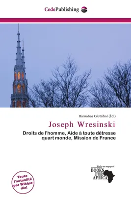 Produktbild von Joseph Wresinski