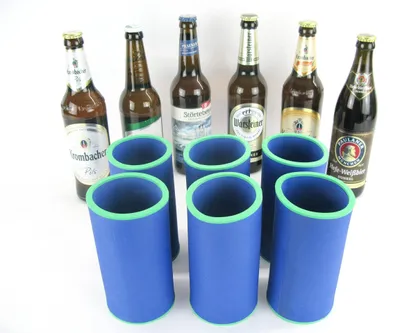 Produktbild von Set mit 6 Neopren-Flaschenkühler für 0,5-Liter-Flaschen