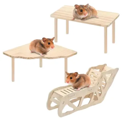 Productafbeelding van Houten Klimtoren voor Hamsters en Knaagdieren