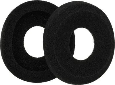 Produktbild von vhbw 2x Ohrpolster kompatibel mit Plantronics 205204-02 Kopfhörer Headset, Schaumstoff Schwarz