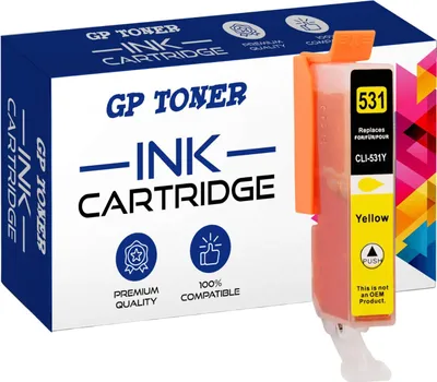 Produktbild von Tinte Drukerpatronen XL für Canon Pixma TS8750 TS875 531XL Yellow