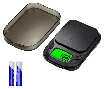 Digitale Präzisionswaage 500 g / 0,01 g, 7 Einheiten, LCD, Tara, tragbar