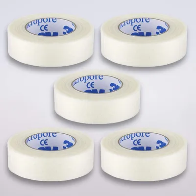 Produktbild von Micropore-Papierklebeband zur Wimpernverlängerung, künstliche Wimpern (5 Rollen)