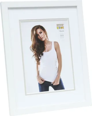 Image de Cadre en bois S43AK1 blanc 20 x 25 cm (15 x 20 cm)
