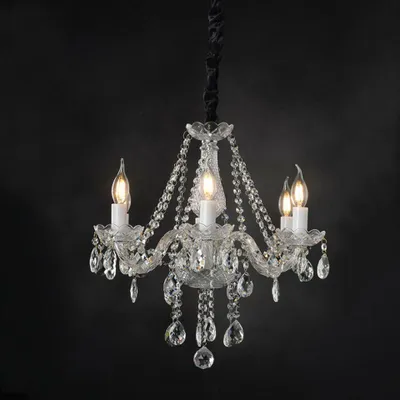 Immagine prodotto di Lampada a sospensione in cristallo ACA BLK80416PCC