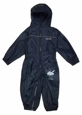 Immagine prodotto di Regatta Puddle Iv, tuta intera, colore blu, taglia per bambini da 24 mesi a 3 anni, colore blu, taglia per bambini da 24 mesi a 3 anni