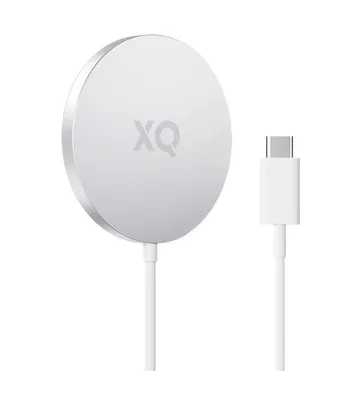 Zdjęcie produktu dla SZYBKA ŁADOWARKA BEZPRZEWODOWA INDUKCYJNA XQISIT do Magsafe 15W Kabel USB-C