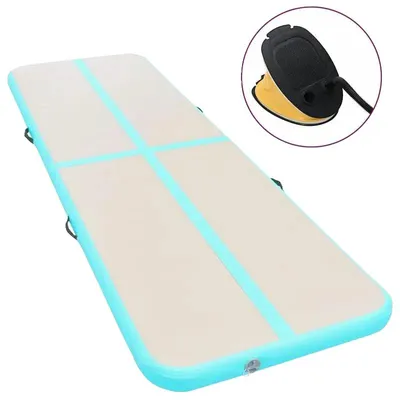 Obrázek produktu pro Nafukovací gymnastická podložka, odolné PVC, rychlá montáž, modrá barva
