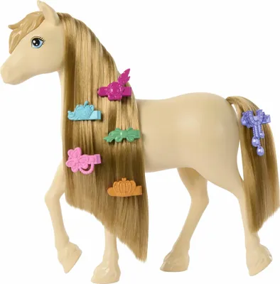 Produktbild von Barbie Mysteries: Das geheimnisvolle Pferdeabenteuer“ Spielzeugpony und Zubehör (Stile können variieren), 3 Jahr(e), Mädchen, 180 mm, 128 g, Mehrfarbig