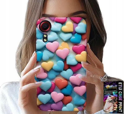 Obrázek produktu pro Pouzdro Pro Samsung Galaxy Xcover 5 - Barevná Srdíčka S Možností Personalizace