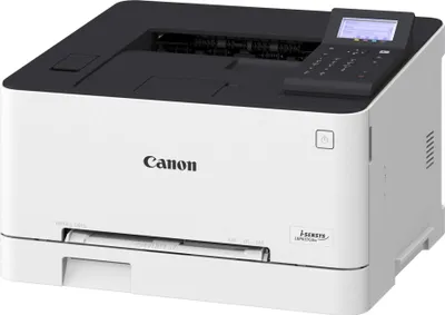 A studio shot of a Canon i-SENSYS LBP 633 Cdw printer.