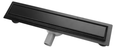 Produktbild von Duschablauf 50 cm 360° Edelstahl Siphon mit Lufterfrischer und Haarfilter