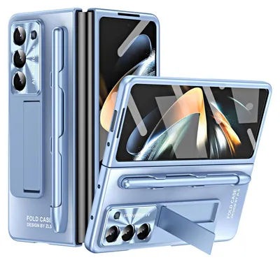 Image de Pour Samsung Galaxy Z Fold5 5G Housse de protection avec support de stylo et stylet