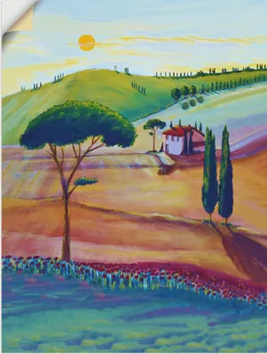 Produktbild von ARTland Wandbild, selbstklebend Die Toskana ist schön Größe: 30x40 cm