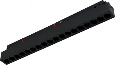 Obrázek produktu pro Magnetické kolejnicové svítidlo 20 mm 18 W LED 3000 K černé MILAGRO