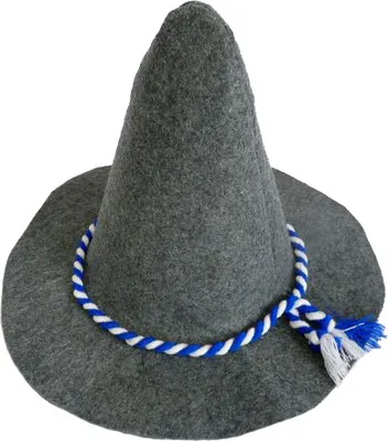 Produktbild von Bayrischer Filzhut Seppelhut,  grau