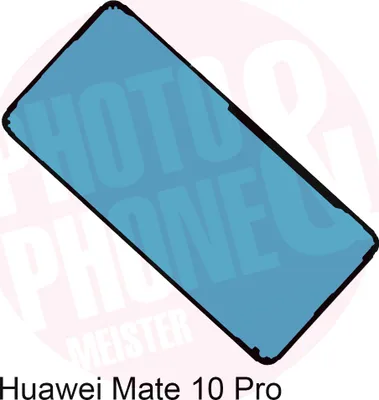 Produktbild von Huawei Mate 10 Pro Akkudeckel Klebefolie Kleber Backcover Rahmen Adhesive Dichtung Neu