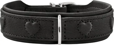 Produktbild von Hunter Halsband Soho X Love schwarz, Größe: S-M / Breite: 3,5 cm