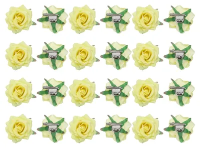 Productafbeelding van Set van 24 Roze Bloemen Haarspelden