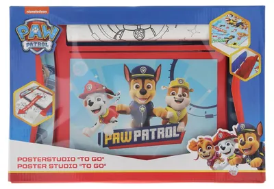 Obrázok produktu pre Súprava plagátov na vyfarbovanie Tlapková patrola - 70 plagátov s pastelkami a samolepkami pre deti