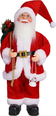 Obrázok produktu pre 12in Vianočná bábika Santa Cartoon Cute Collection Stojaci Santa Ornament pre domácu výstavu Dekorácia okien