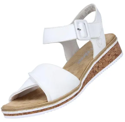 Immagine prodotto di Sandali con zeppa Rieker da donna, bianco