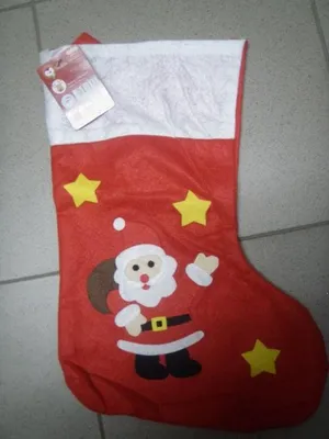 Produktbild von Weihnachtsstrumpf mit Weihnachtsmann 1 St.