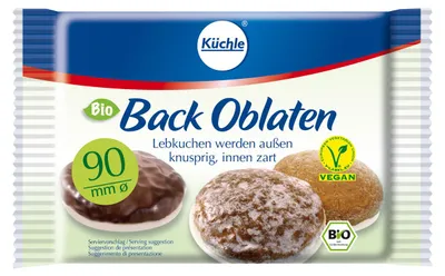 Zdjęcie produktu dla Organiczne wafle do pieczenia Küchle 90 mm