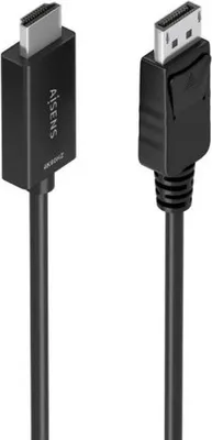 Productafbeelding van AISENS A125-0895, 3 meter, DisplayPort, HDMI Type A (standaard), Mannelijk, Mannelijk, Recht