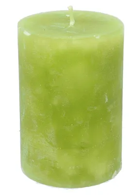 Produktbild von Stumpenkerze durchgefärbt limone 10 x Ø 7 cm