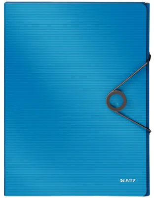 Zdjęcie produktu dla Leitz 45681030, Teczka z klapką, A4, Polipropylen (PP), Niebieski, 250 ark., 80 g/m²