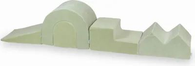 Produktbild von Velvet Soft Foam Spielplatz Hell Mint 5 Stück