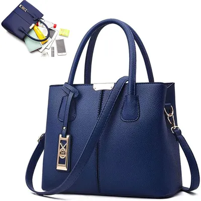 Produktbild von STILVORA Damen Handtasche, Elegante Damen Handtasche aus Kunstleder, Moderne Handtasche für Damen,Lederoptik,großer Stauraum,Wasserfeste Umhängetasche
