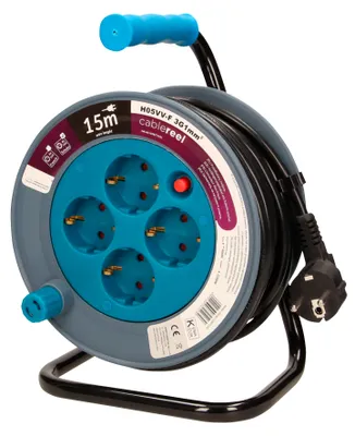 Produktbild von Kabeltrommel 4-fach 15m H05VV-F 3G1mm