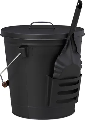 Produktbild von relaxdays 10028777_0 relaxdays Ascheeimer mit Deckel 19,0 l schwarz