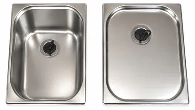 Produktbild von 1 1/2" Edelstahl Doppelspüle mit Tropfmulde T 150mm Abtropffläche Spüle 1.2