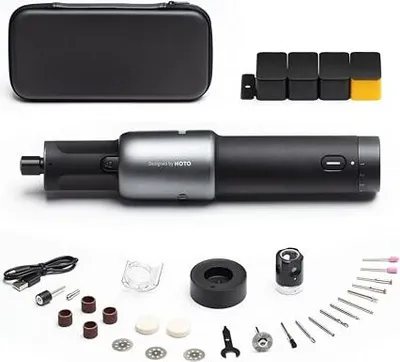 Produktbild von Hoto-Akku Multifunktionales Werkzeug 4 V, 35 Auslaufwerkzeuge, Zubehör-Set, 2000 MAH-Rotationstools, 5 Geschwindigkeiten, Geschwindigkeit 5000-25000