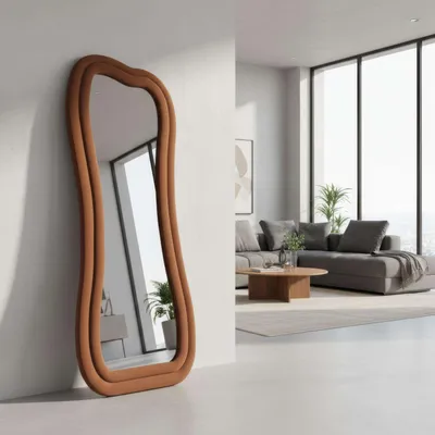 Produktbild von Skye Decor, Hochwertiger Cheval Spiegel, Fliesenrot, 65 x 170 cm | 100% MDF, Wandmontage möglich | Moderner, eleganter Stil für Ihr Zuhause, ideal für Ankleidezimmer.