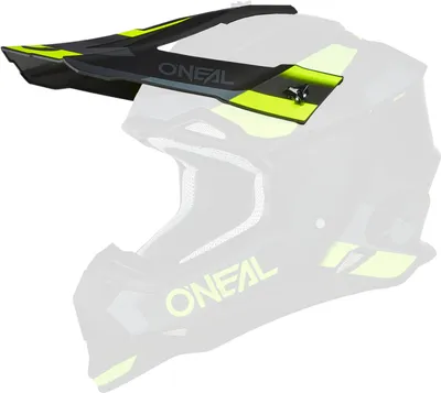 Produktbild von O'NEAL Helmschirm 2SRS Spyde V.23, Einheitsgröße, Schwarz Grau Neongelb