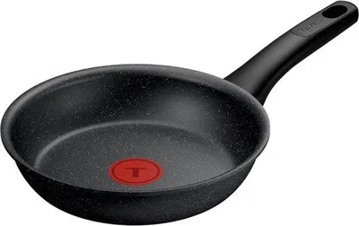 Obrázek produktu pro Tefal Ultimate G3360223, Kulatý, Univerzální pánev, Černá, Hliník, Termo indikátor, Keramický, Elektrický, Plyn, Halogen, Indukční